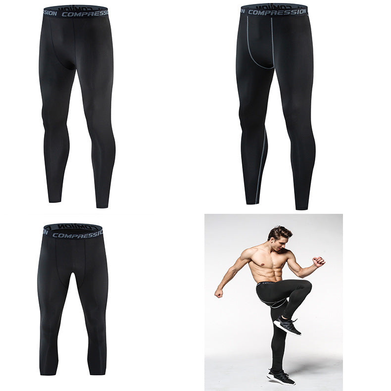 Quick-Dry Compression Track Pants