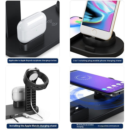 Mobile Phone Wireless Charger Headset Recharge Stand Watch Stand