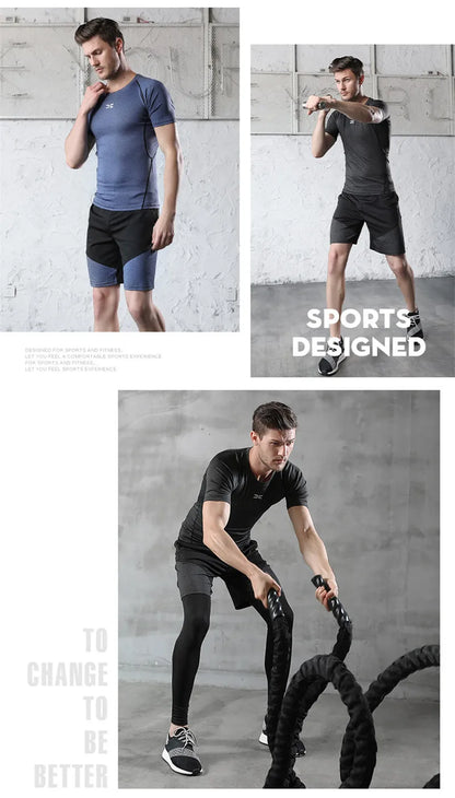 3-Piece Men’s Compression Sportswear Set