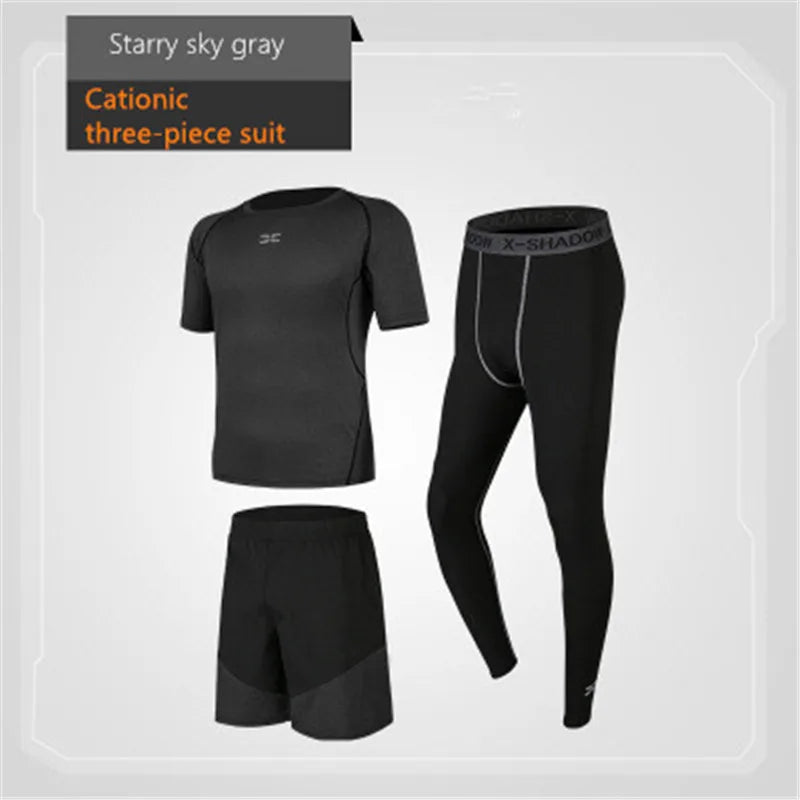 3-Piece Men’s Compression Sportswear Set