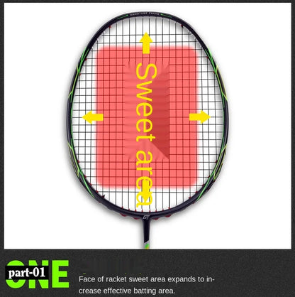 6U Ultralight Carbon Fiber Badminton Racket