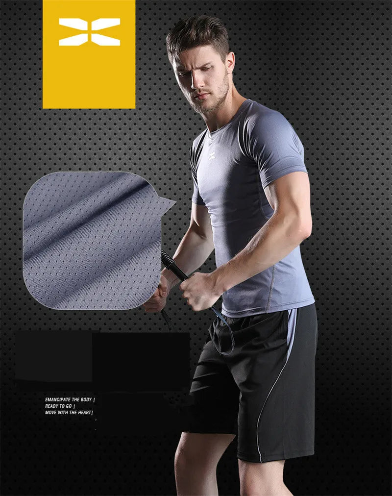 3-Piece Men’s Compression Sportswear Set