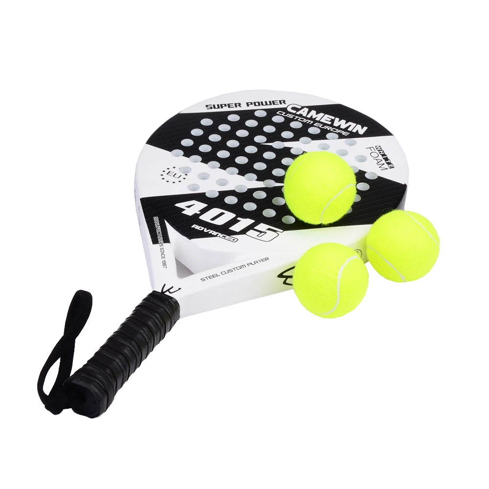 3-Piece Professional Rubber Padel Balls – High-Resilience Training Set