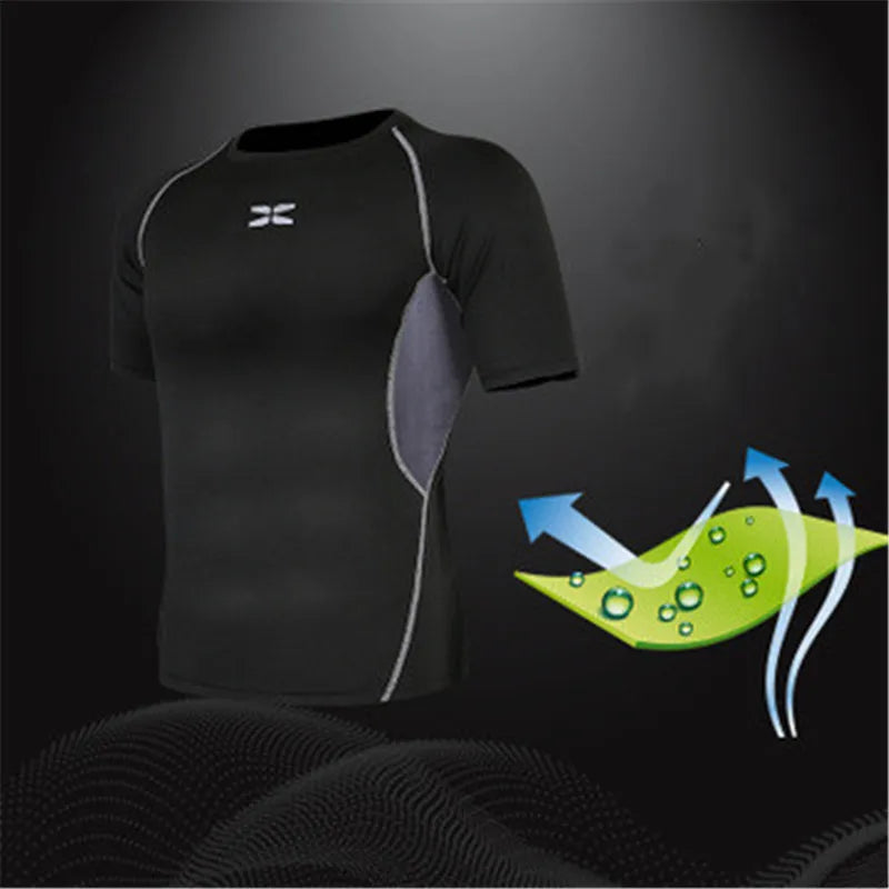 3-Piece Men’s Compression Sportswear Set