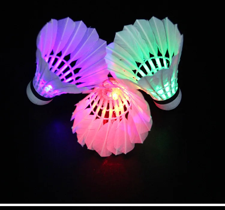 GlowNight LED Badminton Shuttlecocks