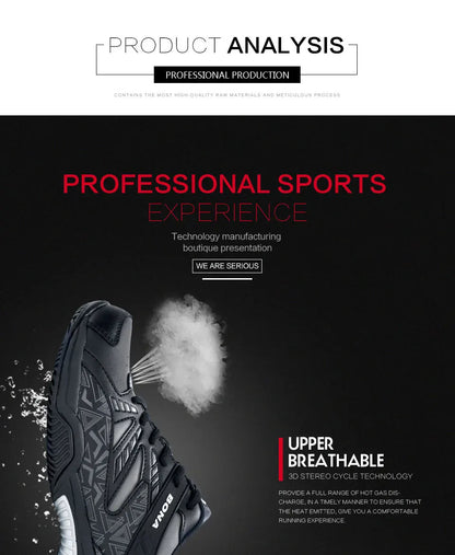 Men's Padel Shoes – Breathable Indoor Sports Sneakers