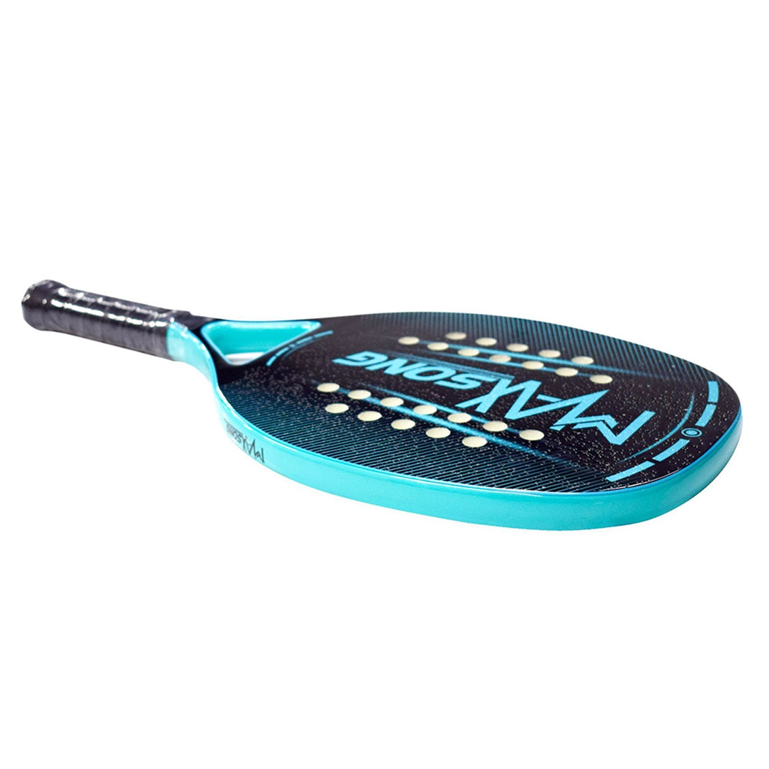 2024 Professional Full Carbon Beach Tennis Paddle Racket with Soft EVA Face & Bag