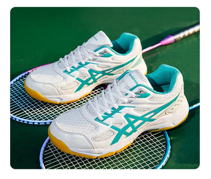 Couples Padel and Badminton Shoes – Breathable Non-Slip Sneakers