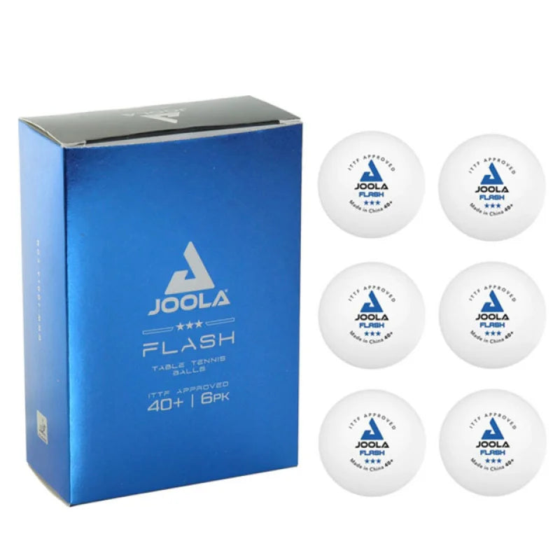 JOOLA Flash 3-Star Table Tennis Balls ITTF Approved