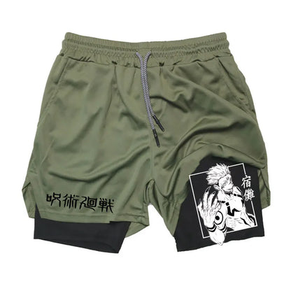 Anime Gym Shorts for Men