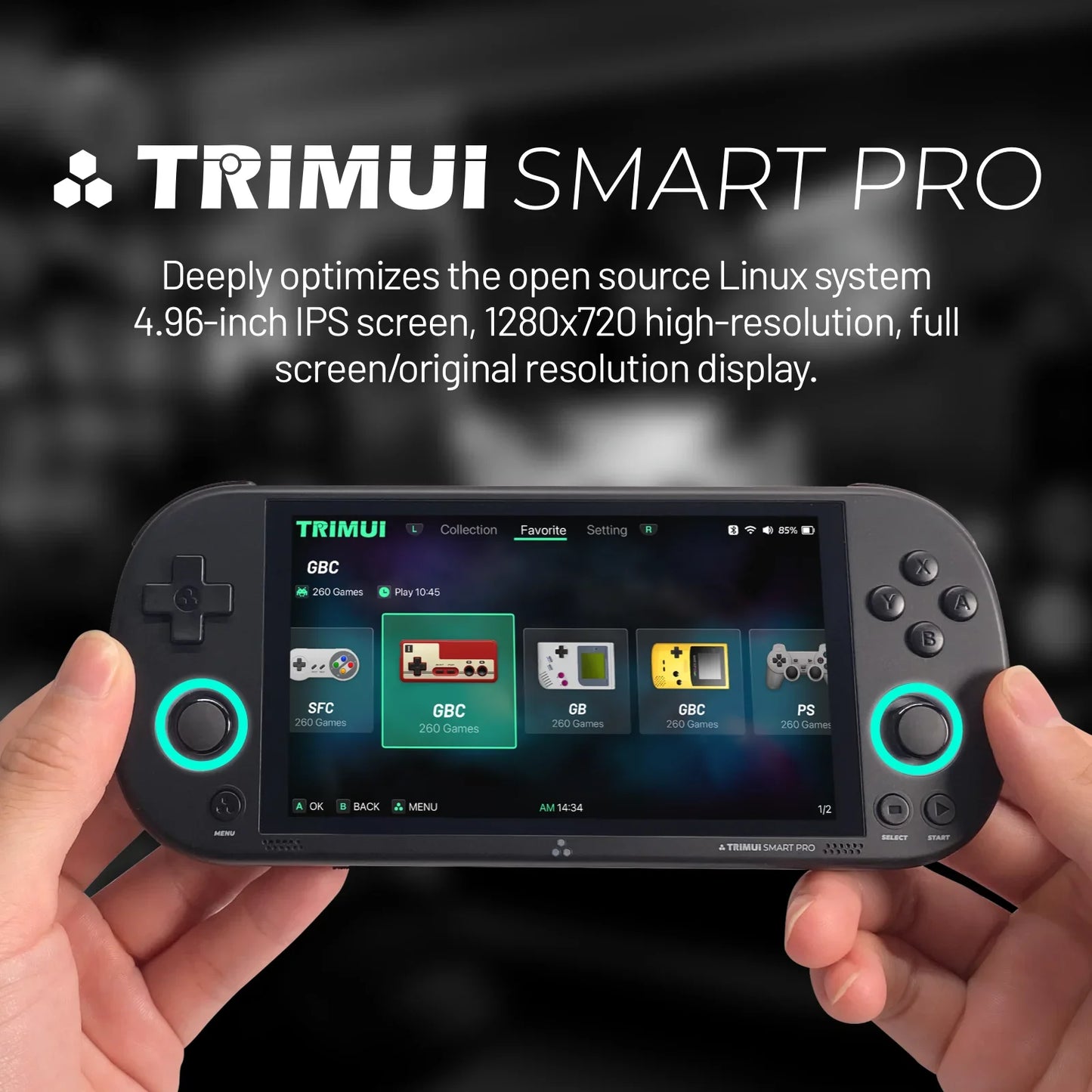 Ampown Trimui Smart Pro Handheld Game Console