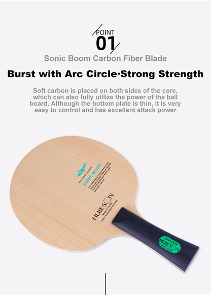 Huieson Sonic Boom Carbon Off++ 5 Plys Wood and 2 Plys Carbon Fiber