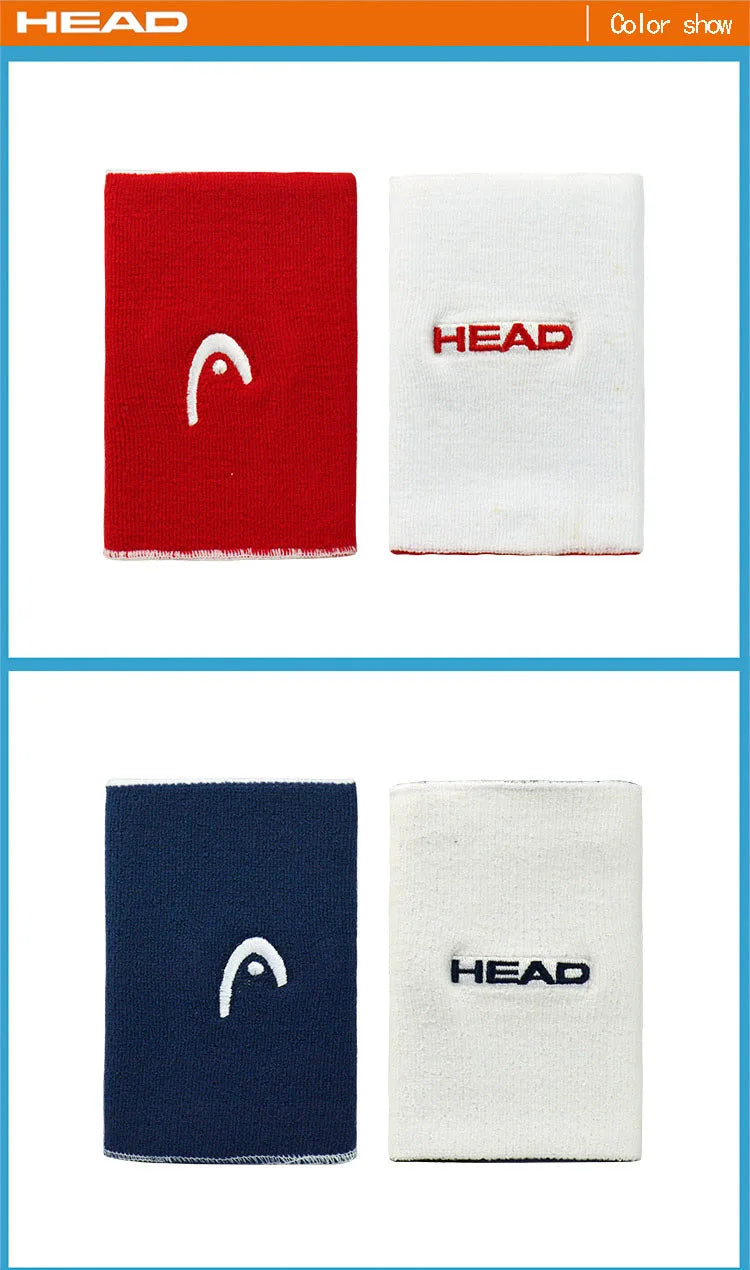 Original HEAD Tennis Wristband – Comfortable Cotton Sport Wristband