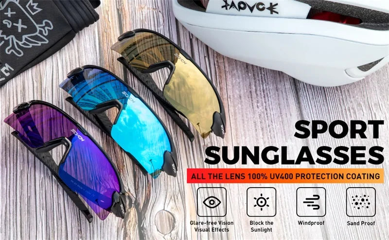 SCVCN HD Polarized Cycling Glasses – UV400 Protection for Outdoor Sports