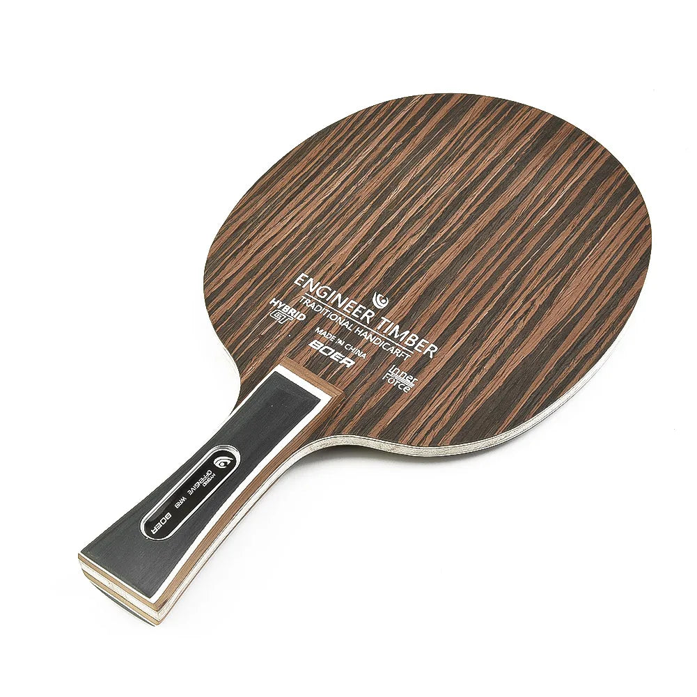 Boer Ebony Hybrid Table Tennis Blade 7-Ply carbon