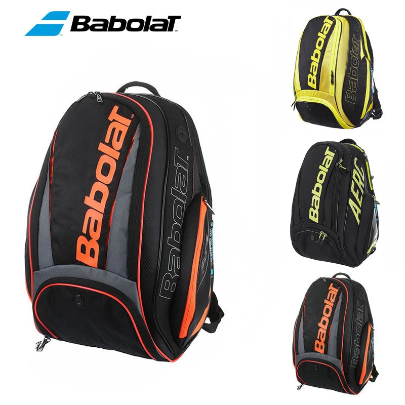 Babolat Classic Fluorescent Orange Tennis Backpack – Unisex Racket Sports Bag