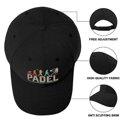 Padel Evolution of Man Vintage Baseball Cap