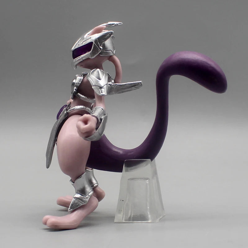 11cm Mewtwo in Steel Armor Anime Action Figure