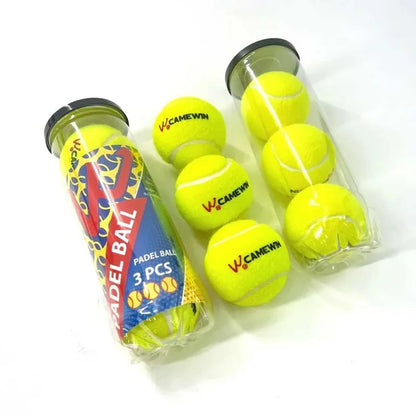 3-Piece High-Performance Elastic Tennis Balls – Soft Training Set