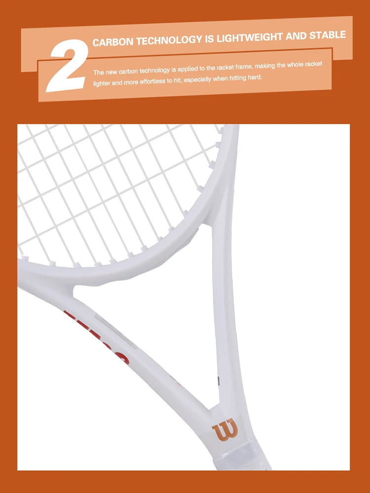 Wilson Carbon Alloy Tennis Racket for Adults