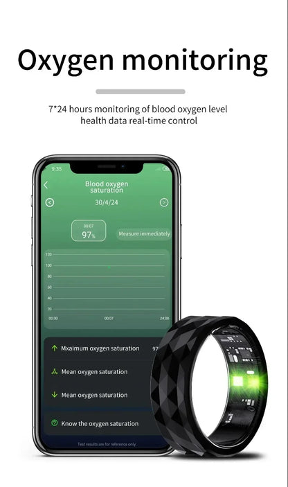 Smart Health Ring – Waterproof for iOS and Android