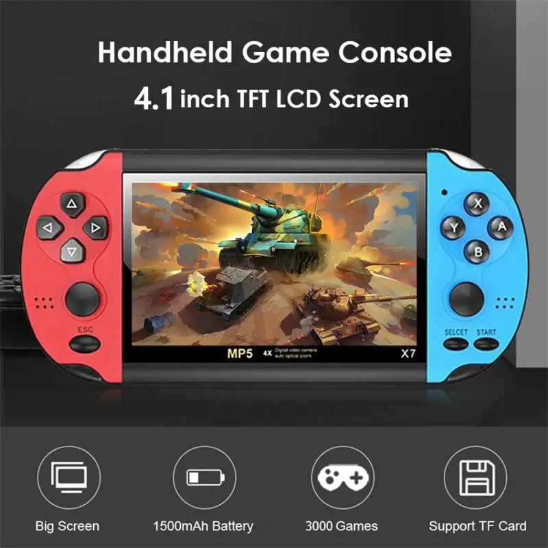 X7 High-Definition Handheld Game Console