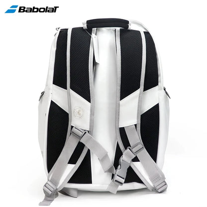 2021 Babolat White Gold WIM Tennis Backpack – Durable 2-Pack Sports Bag