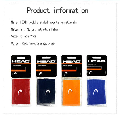 Original HEAD Tennis Wristband – Comfortable Cotton Sport Wristband