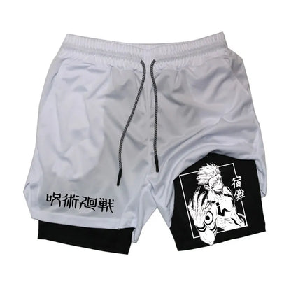 Anime Gym Shorts for Men