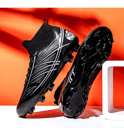 Professional High-Ankle Soccer Training Shoes for Men and Women