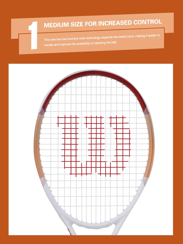 Wilson Carbon Alloy Tennis Racket for Adults