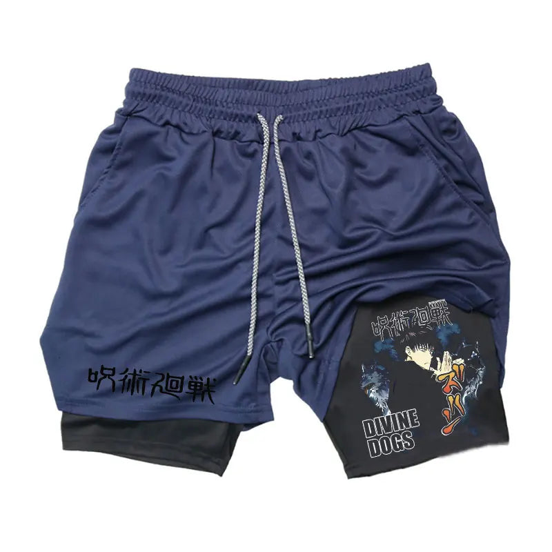 Anime Gym Shorts for Men