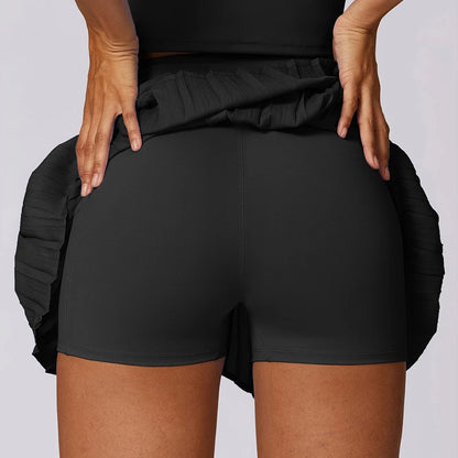 High-Waisted Pleated Tennis Skirt