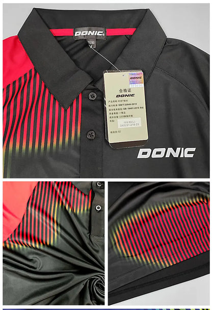 DONIC Men's Quick-Dry Table Tennis Jersey