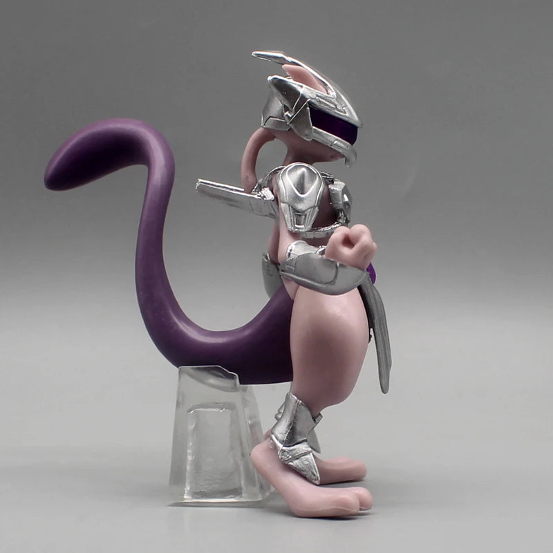 11cm Mewtwo in Steel Armor Anime Action Figure