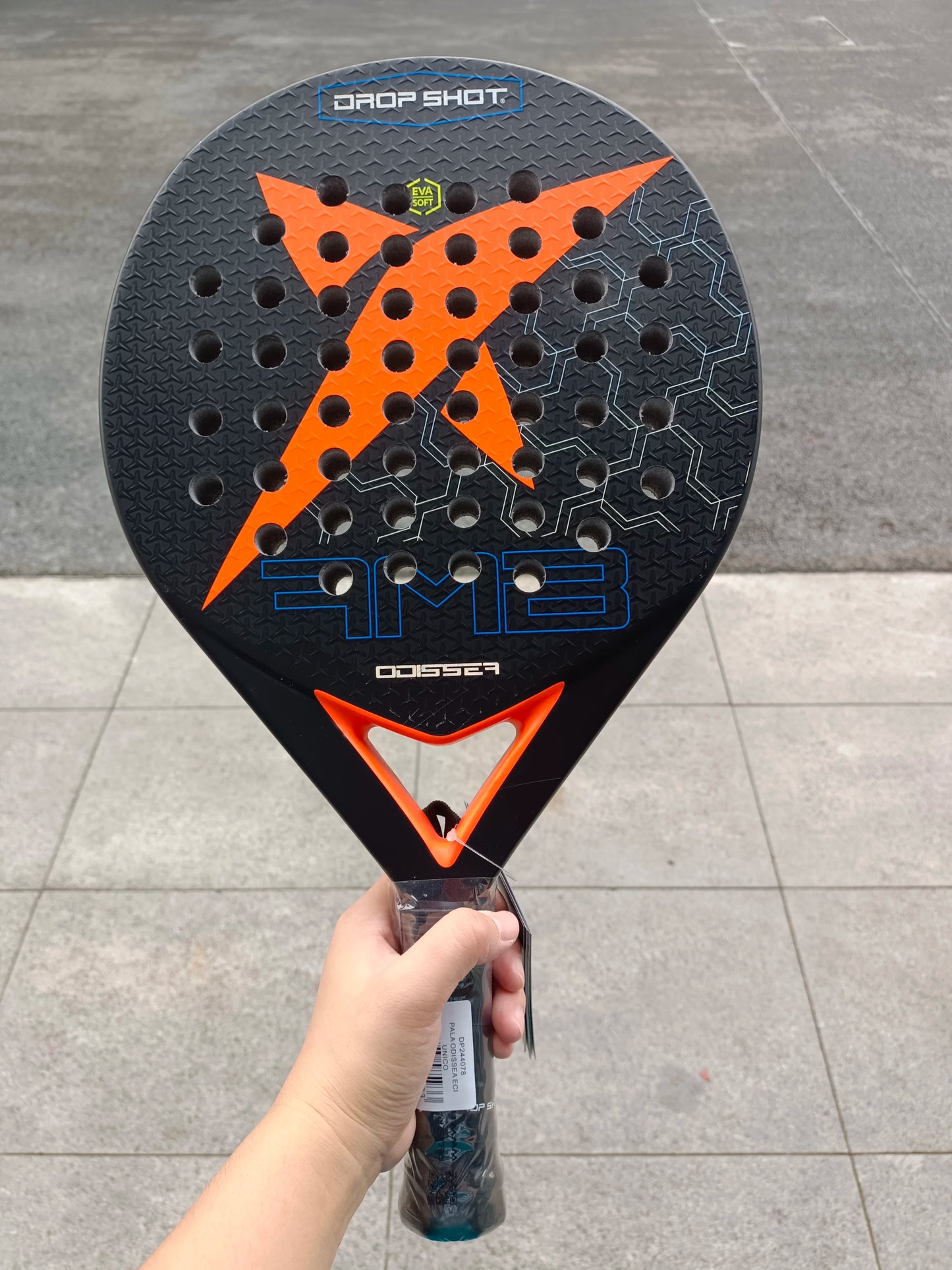 Pro 3D Carbon Padel Racket with 38mm EVA Soft Core & Cover