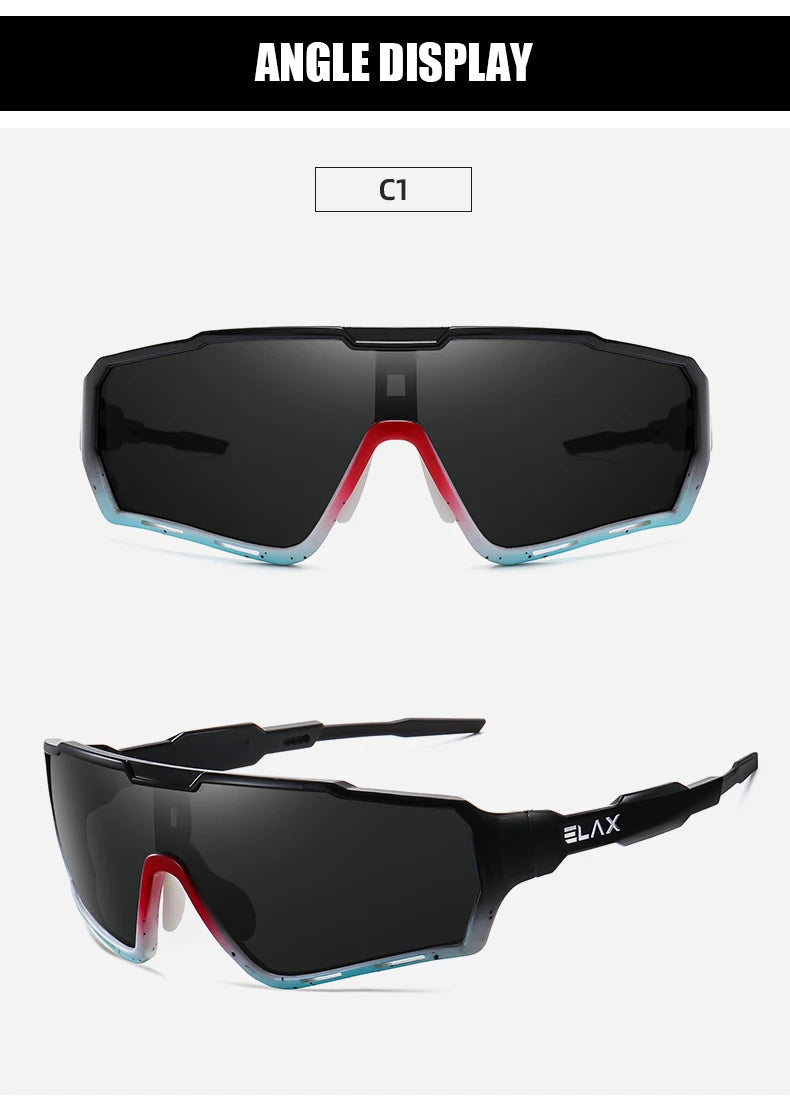 ELAX UV400 Sunglasses – Versatile Eyewear for Outdoor Sports