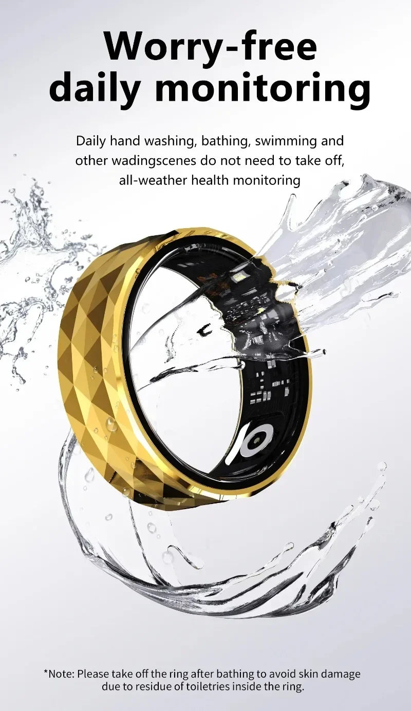 Smart Health Ring – Waterproof for iOS and Android