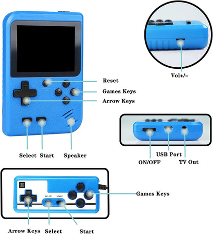 Portable Handheld Video Game Player with 400 Games