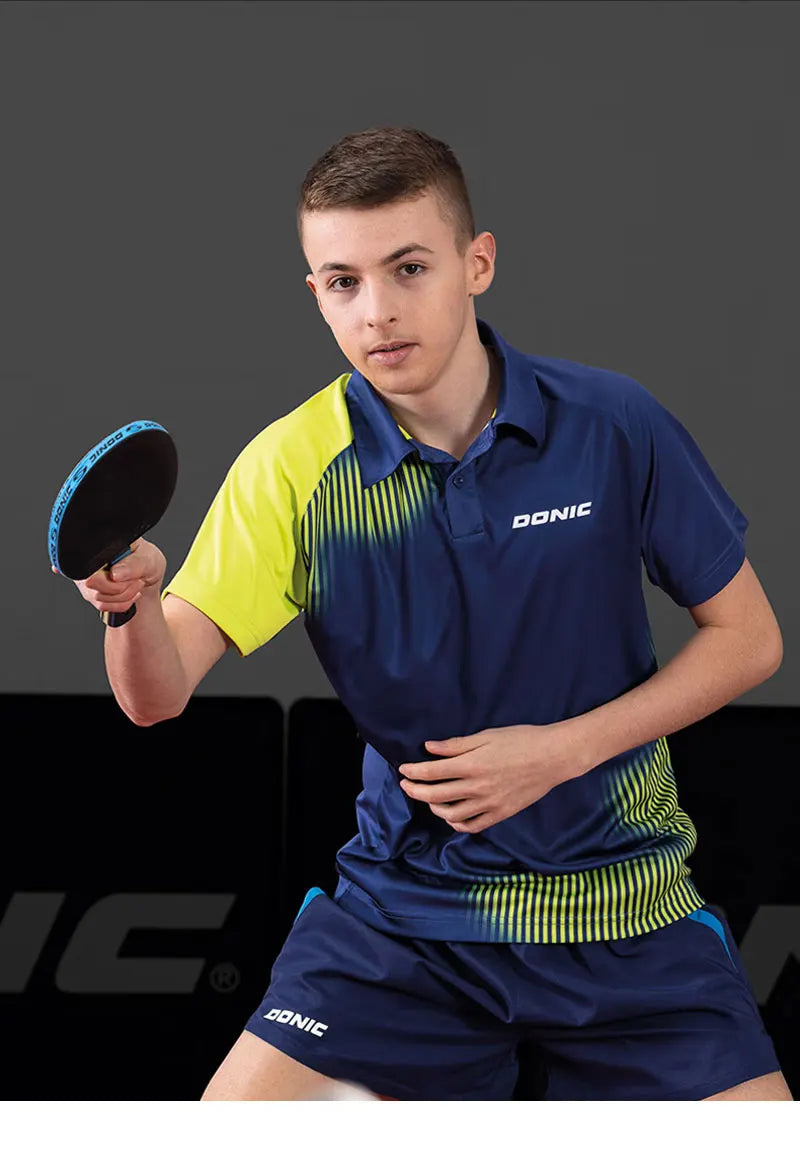 DONIC Men's Quick-Dry Table Tennis Jersey