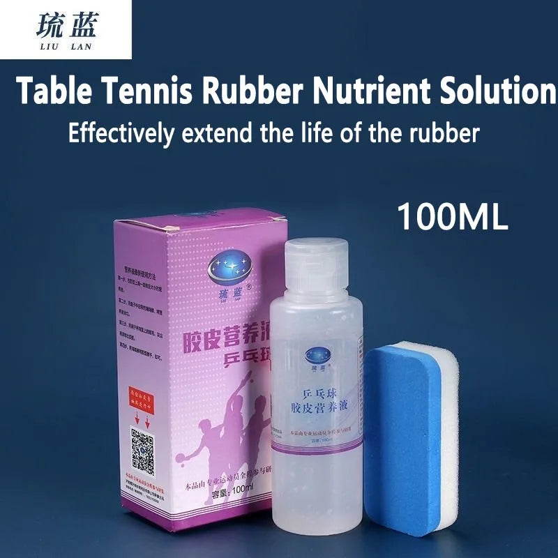 Liulan Table Tennis Rubber Nutrient Solutio Vitality Rubber Surface 100ml