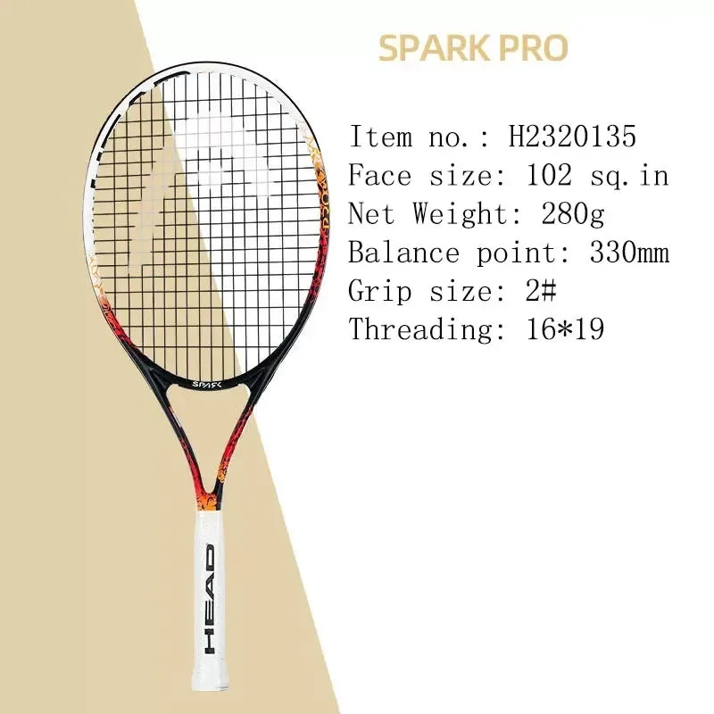 HEAD Carbon Composite Tennis Racket with Carry Bag