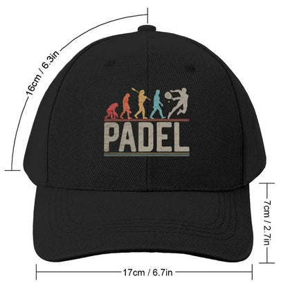 Padel Evolution of Man Vintage Baseball Cap