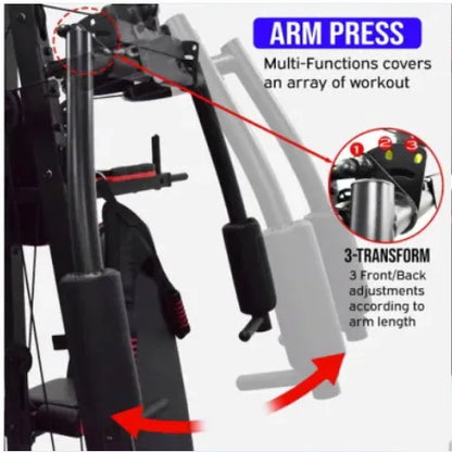 Four-Station Squat Rack Home Gym