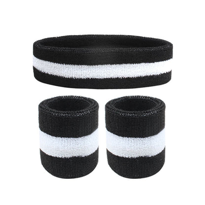 3-Piece Sports Headband Set – High Elasticity Sweatbands for Active Lifestyles