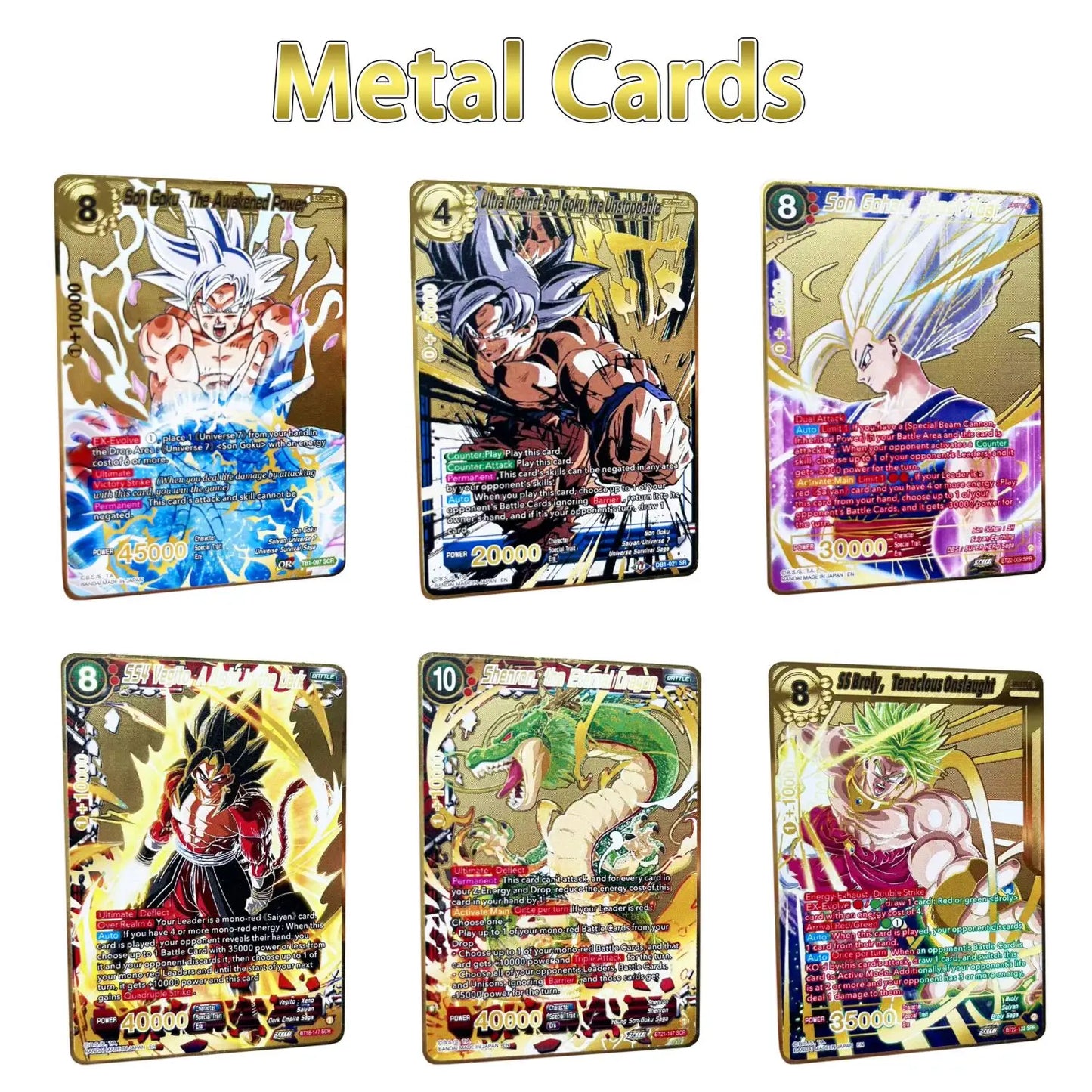 2024 Dragon Ball Metal Cards – Goku & Vegeta Edition