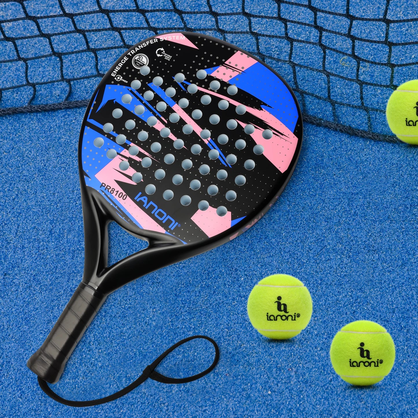 IANONI Lightweight Carbon Fiber Padel Racket