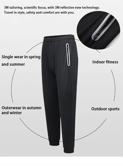 3-Piece Men's Performance Compression Tracksuit Set for Fitness and Training