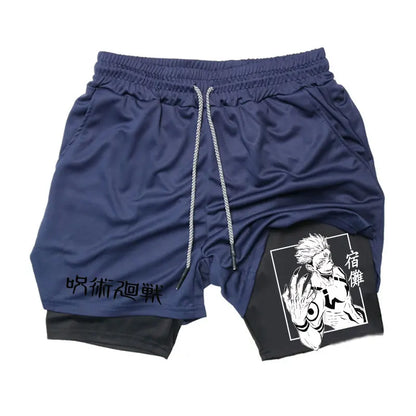 Anime Gym Shorts for Men