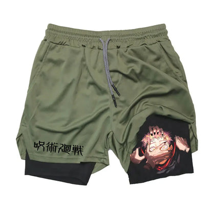 Anime Gym Shorts for Men